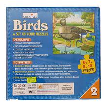 Creative Educational Aids Birds 2 (A Set Of Four Puzzles) - Blue