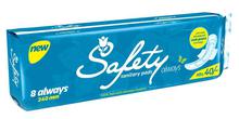Safety Always Sanitary Pad, 8count