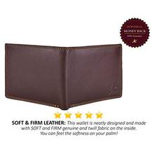 Hornbull Men's Brown Wallet and Belt Combo