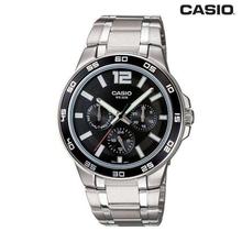 Casio Silver Round Dial Analog Watch For Men (MTP-1300D-1AVDF)