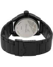 Black Dial Stainless Steel Strap Watch