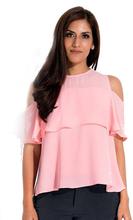 Bella Jones Off Shoulder Blouse – Pink