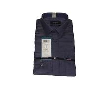 Peter England Formal Pattern Dark Blue Shirt