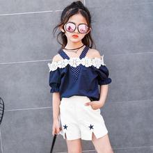 Korean version of the two-piece suit_Children's summer