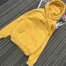 Diwish 2019 Fall Hoodie Women Sweatshirt Letter Print Korean