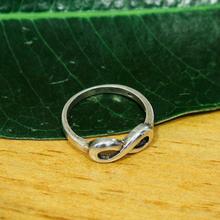 Pure Silver Infinity Design Ring Unisex-2.1G