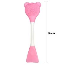 Double Headed Silicone Facial Mask Brush