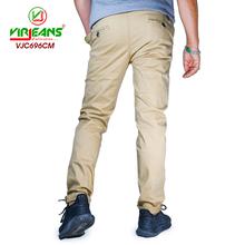 Virjeans Stretchable Cotton Skinny Choose Pants For Men Cream-(VJC 696)
