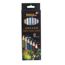 Tonghe Multicolored Metallic Color Pencils (6 Pieces)