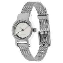 Fastrack Analog Silver Dial Women's Watch -2298SM01