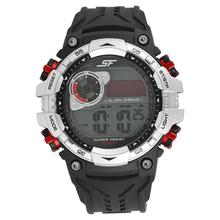 Sonata Black Strap Digital Watch For Men-77077PP02