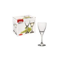 Pasabahce Twist White Glass (180 ml)-6 Pcs