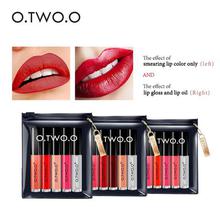 O.TWO.O 5PCS Lip Gloss Set Velvet Liquid Lipstick