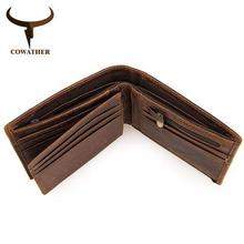 ATHER 100% top quality genuine leather men wallets