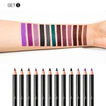 CHINA SALE-   Brand 12pcs Matte Lip Liner Set Long Lasting