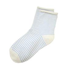 Blue/White Striped Socks For Women - 2001