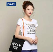 JeansWest BLE WHITE T-shirt For Women