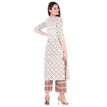 KHUSHAL Women's Cotton Printed Kurta with Palazzo Set