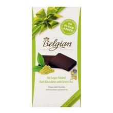 Belgian No Sugar Added Dark Chocolate With Green Tea (100gm)