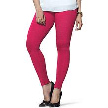 Comfort Women's Cotton Ankle Length Leggings Free Size-Rose