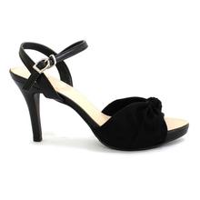 DMK Pink Bow Designed Ankle Strap Heel Shoes For Women - 15425