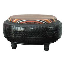 Recycled Tyre Ottoman Stool