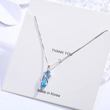 Pendant-Wan Ying Jewelry Blue Crystal Horse Eye Pendant S925