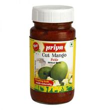 Priya Cut Mango Pickle without Garlic (300g)