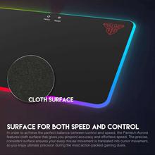 Fantech MPR350 AURORA Anti-Slip Rubber Base RGB Gaming Mouse Pad With Button