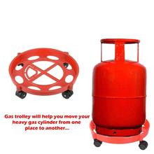 Unbreakable Water Jar Gas Trolly/Lpg Cylinder Stand Trolley with Wheels