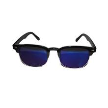 Blue Clubmaster Sunglasses