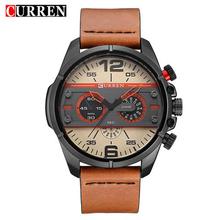 CURREN Watches Men Luxury Brand Army Military Watch Leather Sport