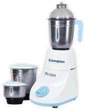 Crompton DS53 Proton 500 Watts 3 Jars Mixer Grinder - (White)