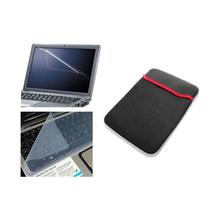 Combo Of Screen Guard + Keyboard Guard + Inner Bag For 15.6 Inch Laptop