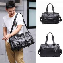 High Quatily Pu Leather Portable High Capacity Business Portable Hand Laptop Bag