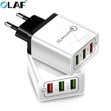 Olaf USB Charger quick charge 3.0 for iPhone X 8 7 iPad Fast