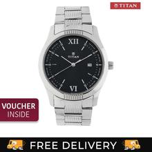 Titan Black Dial Analog Watch For Men - 1674Sl02