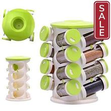 SALE- Trueware Spice Rack Sixteen In One With Cutlery Holder