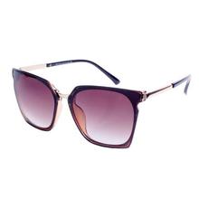 SQ.Cateye in Light Shaded Black Lenses With Dark Brown Frame