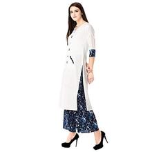 Khushal K Women's Rayon Kurta With Palazzo Set