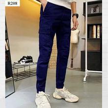 Men Fashion Multi-Pocket Slim Summer Joggers