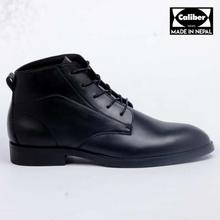 Caliber Shoes Black Lace Up Lifestyle Boots For Men - ( 233 C)