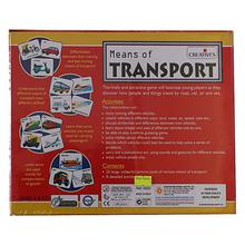 Creative Educational Aids Means Of Transport Cards Game - Red