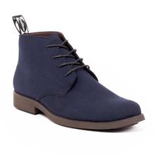 Caliber Shoes Blue Lace Up Lifestyle Boots For Men - ( 634 SR )