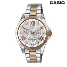 Casio Sheen Round Dial Chronograph Watch For Women -SHE-3803SG-7AUDR