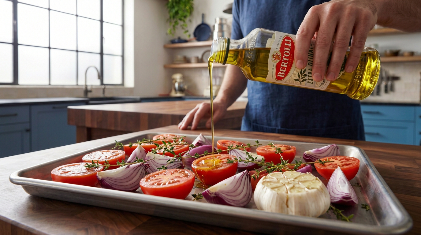 Recipe section image for Zelf geroosterde tomatensoep met tijm maken