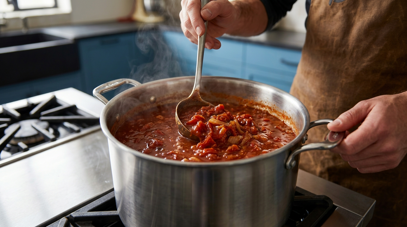 Recipe section image for Zelf geroosterde tomatensoep met tijm maken