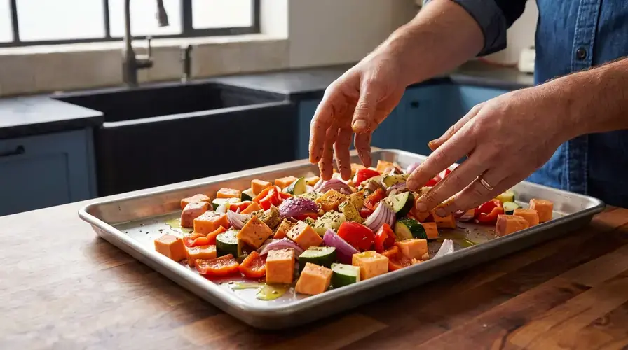 Recipe section image for Quinoasalade met geroosterde groenten en frisse limoen