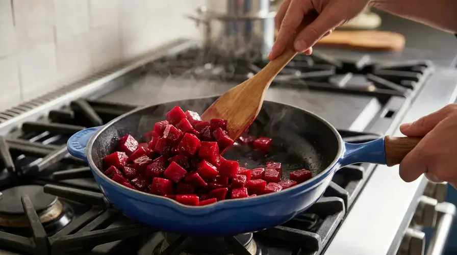 Recipe section image for Warme Rode Bietjes met Mieriksworteldressing