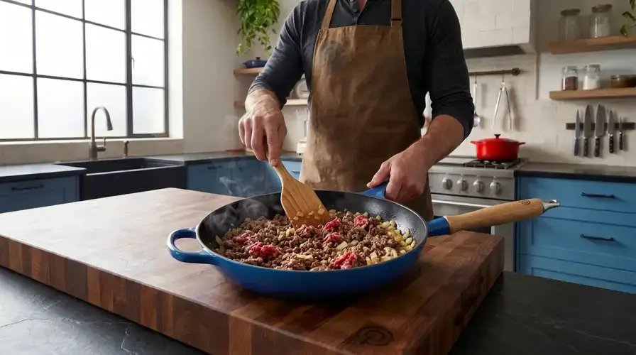 Recipe section image for Klassieke Gevulde Paprika's met Gehakt en Rijst